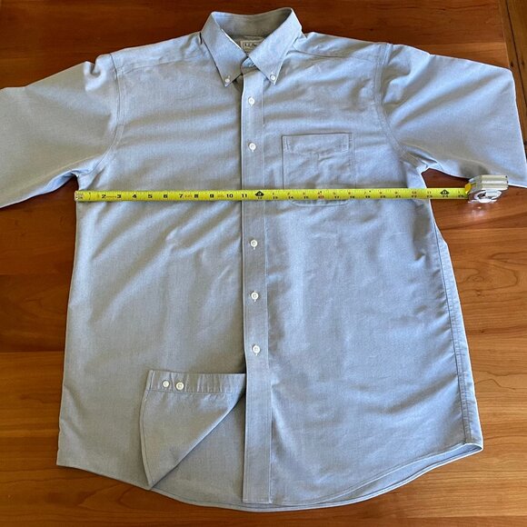 Men's Cotton Casual Button-Down Long-Sleeve Shirt (Worn Collar) - Picture 8 of 12